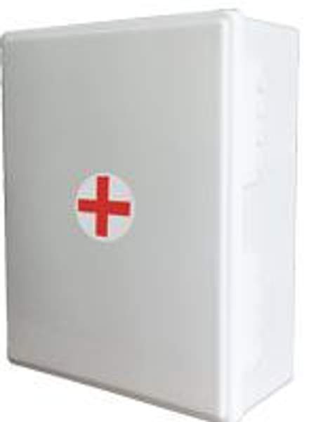 Аптечка для оказания первой помощи работникам (пластиковый шкаф) 300 х 240 х 100 мм (Согл. Приказу Минздравсоцразвития России от 05.03.2011 № 169н)