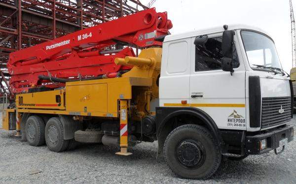 Аренда автобетононасоса PUTZMEISTER 36М