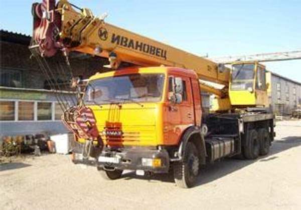 Аренда автокрана 14-25т стрела до 31 м