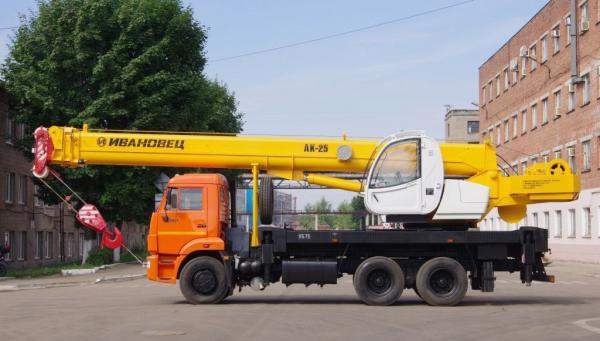 Аренда автокрана 25 т