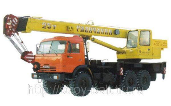Аренда автокрана 25 тонн с длинной стрелой 31 метр в Санкт-Петербурге и ЛО