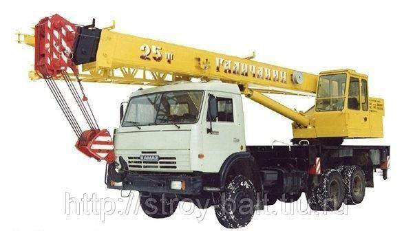 Аренда автокрана 25 тонн в г. Луга