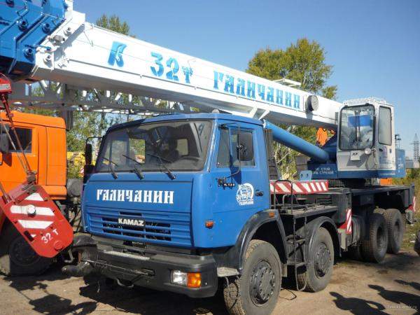Аренда автокрана 32 тонны, стрела 22 метра на базе камаз, гусёк 8 метров. Екатеринбург и область