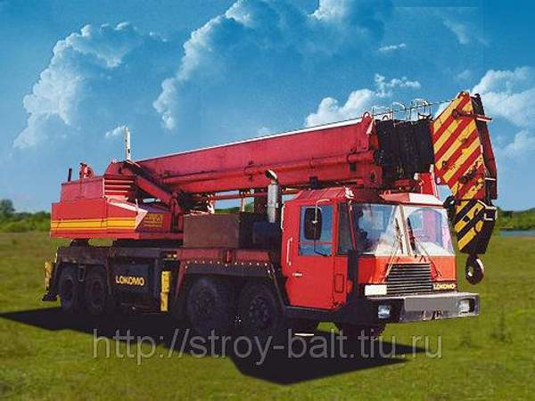 Аренда автокрана 35 тонн в Санкт-Петербурге и ЛО