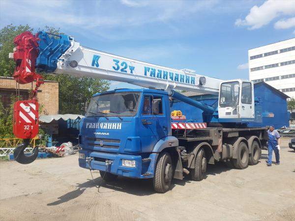 Аренда автокрана, крана Галичанин КС-55729-1В