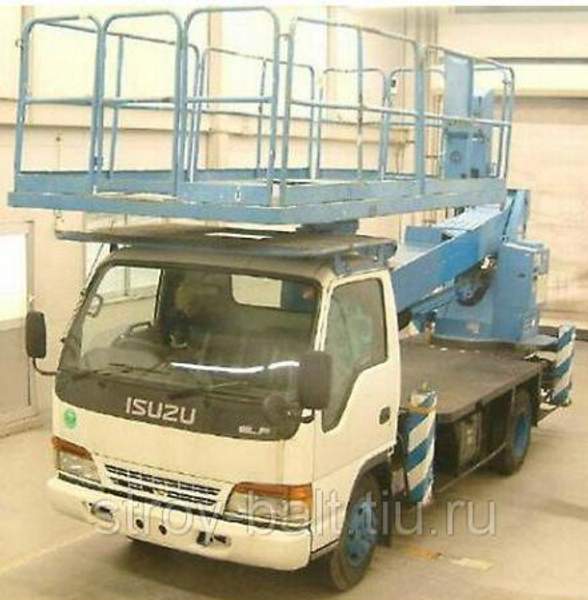 Аренда автовышки 16 м большая люлька в СПб и ЛО