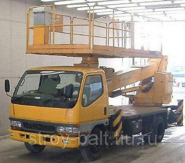 Аренда автовышки 18 м большая люлька в СПб и ЛО