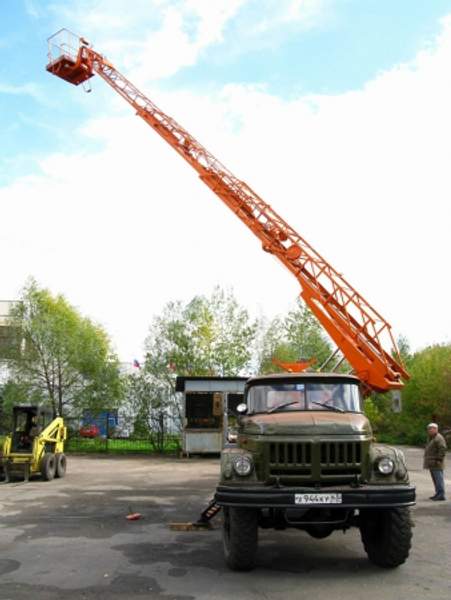 Аренда автовышки 18 метров ЗИЛ 18 М, Услуги автовышки 18 метров