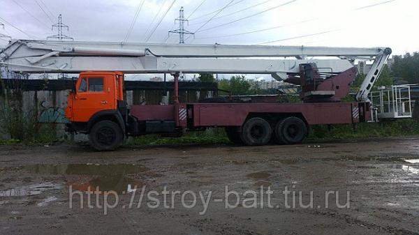 Аренда автовышки 33 м в СПб и ЛО