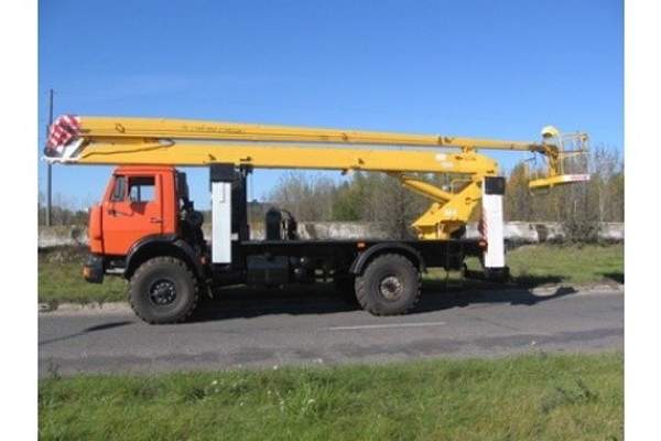 Аренда автовышки 36 метров КАМАЗ ПСС.141.36, Услуги автовышки 36 метров