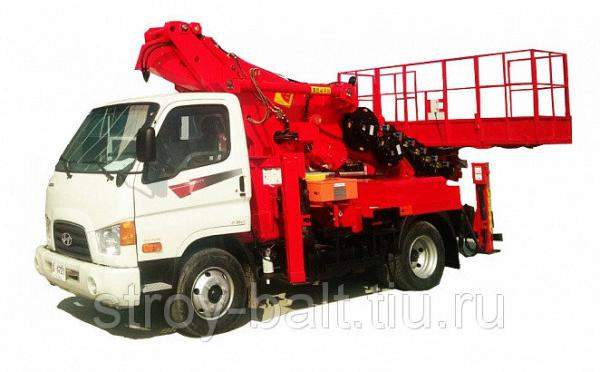 Аренда автовышки Hyundai - Телескоп 18 м.