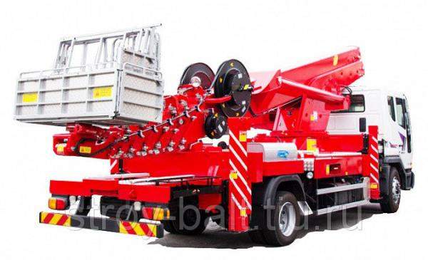 Аренда автовышки Hyundai телескоп 32 метра