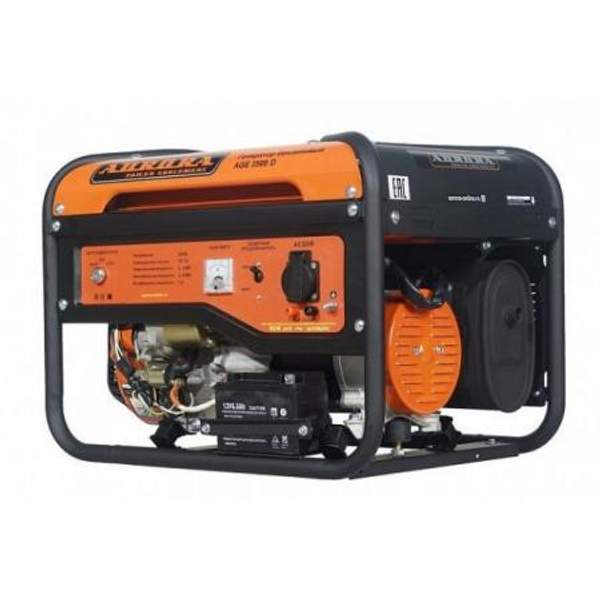 Аренда бензогенератора Aurora AGE 3500D, 2,8 кВт