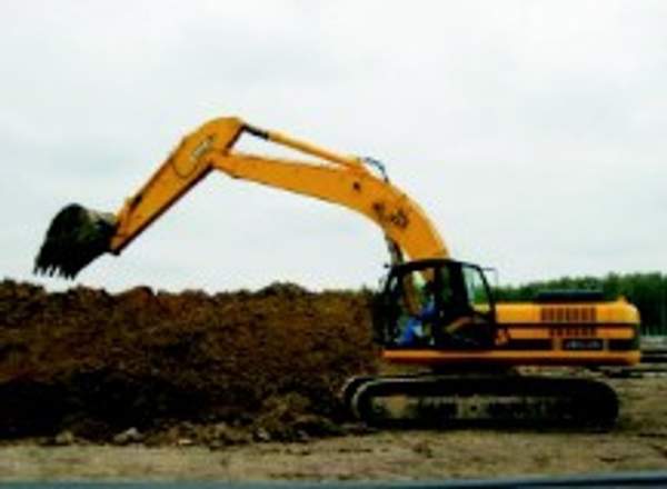 Аренда экскаватора гусеничного (+ гидромолот)