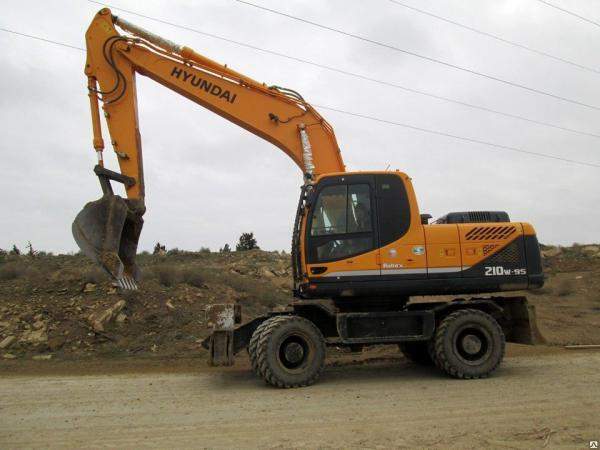 АРЕНДА КОЛЕСНОГО ЭКСКАВАТОРА HYUNDAI R 210W-9S