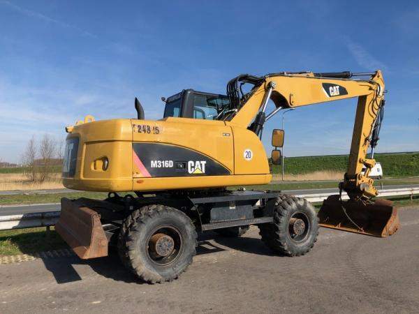 Аренда колёсного экскаватора Caterpillar M316D