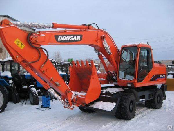 Аренда колёсного экскаватора Doosan S180W-V