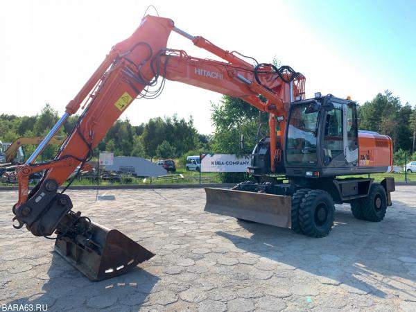 Аренда колёсного экскаватора Hitachi ZX210W-G