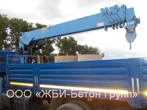 Аренда крана манипулятора: Вездеход на базе Камаз 7 тонн.