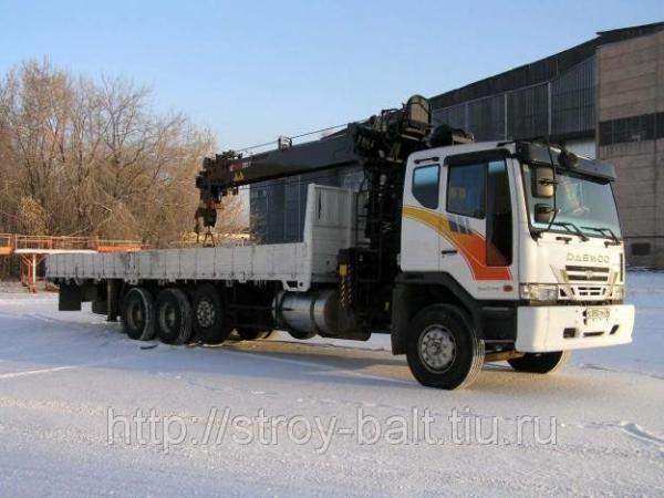 Аренда манипулятора до 12 тонн в Петербурге