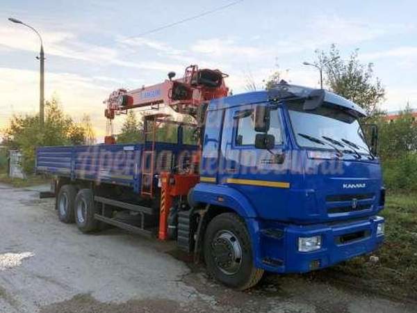 Аренда манипулятора КАМАЗ-65117 Вездеход (7 тонн)