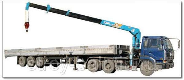 Аренда шаланды с манипулятором в СПб