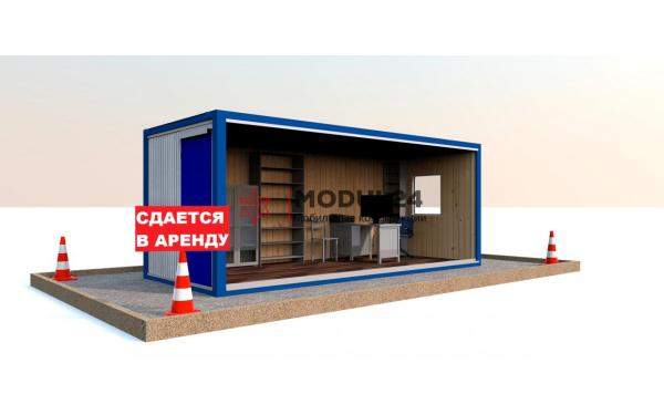 Аренда вагона бытовки прорабской отделка - ПВХ/вагонка