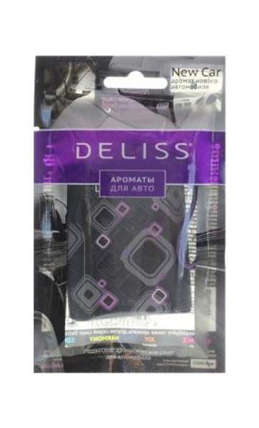 Ароматизатор подвесной в саше для автомобиля New Car Deliss 7.8г.