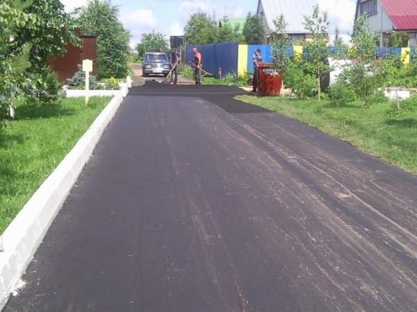 Асфальтирование и благоустройство дачных участков и частных объектов СПб!