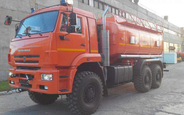 АТЗ-20 КамАЗ 65222 на полном приводе заправщик