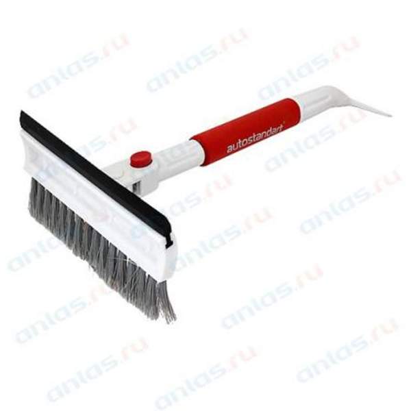 AUTOSTANDART Щетка для снега со скребком 36 см расщепл. с водосгоном Autostandart 109008