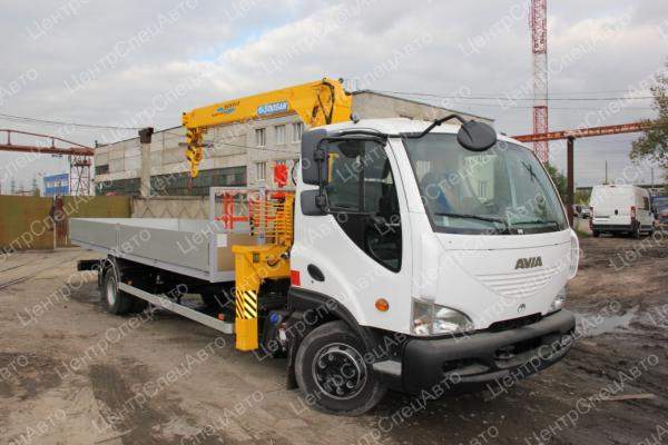 Аvia 120 с КМУ Soosan 513-1