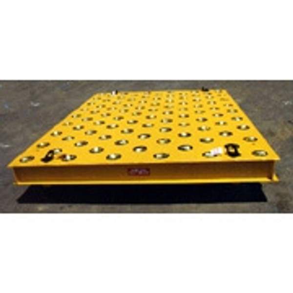 Авиационные грузовые весы с поворотными роликами в платформе