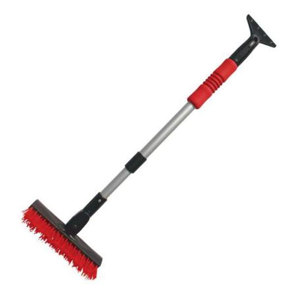 AVS Щетка для снега со скребком телескопич. 64-92 см с водосгоном мягкая ручка AVS SB-6315