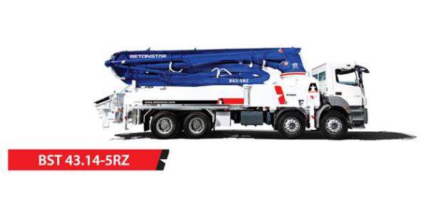 Автобетононасос BETONSTAR BST 43.14 -5RZ