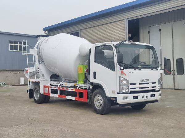 Автобетоносмеситель ISUZU 4x2 бочка 6 м3