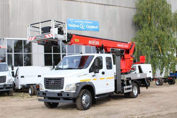 Автогидроподъёмник Чайка-Socage ТR322 на базе ГАЗон NEXT