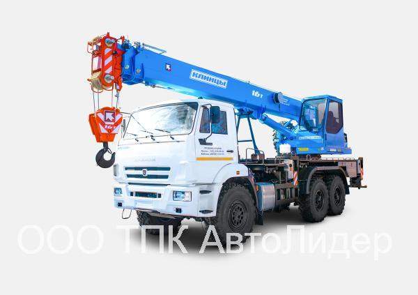Автокран КС-35719-7-02 "Клинцы" на шасси КамАЗ-43118 (6 х 6)