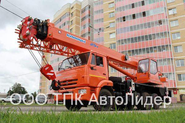 Автокран КС-55713-1К-3 "Клинцы" на шасси КамАЗ-65115 (6 х 4)