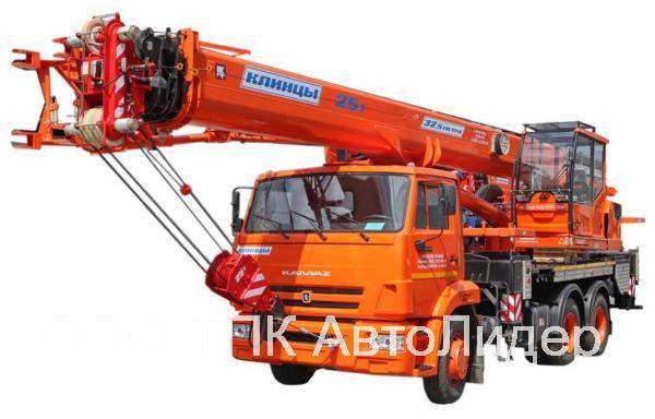 Автокран КС-55713-1К-4В "Клинцы" на шасси КамАЗ-65115 (6 х 4)