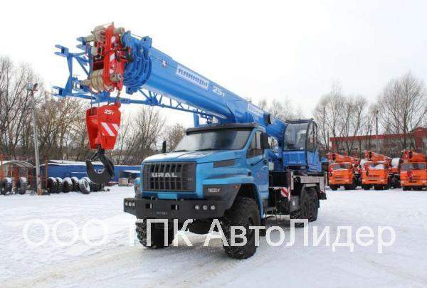 Автокран КС-55713-3К-4В "Клинцы" на шасси Урал-4320 NEXT (6 х 6)