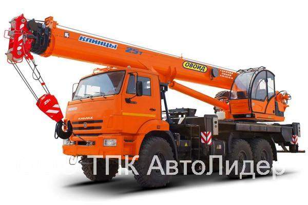 Автокран КС-55713-5К-4 Лайт "Клинцы" на шасси КамАЗ-43118 (6 х 6)
