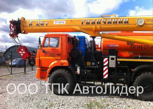 Автокран КС-55713-5В-4 "Галичанин"на шасси КамАЗ-43118 (6 х 6)