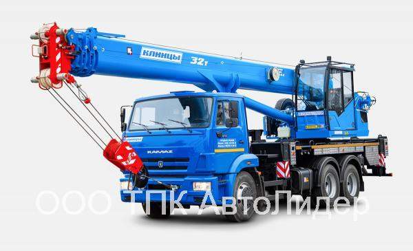 Автокран КС-55729-1К-3 "Клинцы" на шасси КамАЗ-65115 (6 х 4)