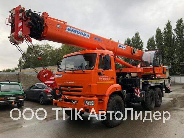 Автокран КС-55729-4К-3 "Клинцы" на шасси КамАЗ-65111 (6 х 6)