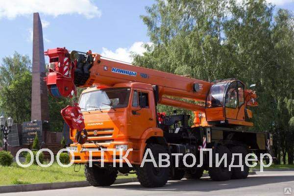 Автокран КС-65719-5К NEW "Клинцы" на шасси КамАЗ-65222 (6 х 6)