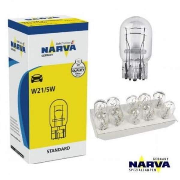 Автолампа NARVA 17919 STANDARD 12V W21/5W 21/5W W3x16d 10шт