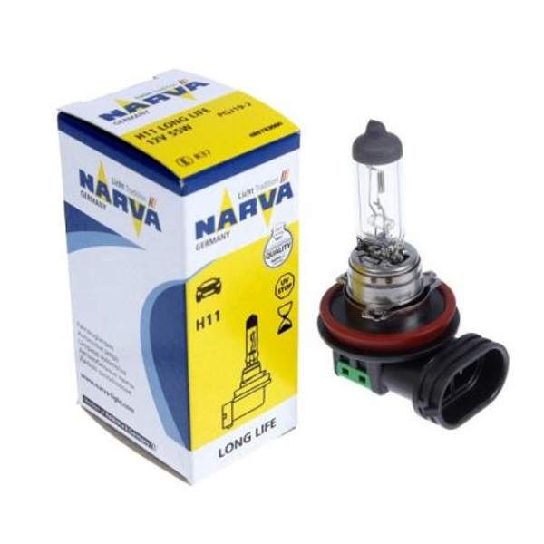 Автолампа NARVA STANDARD 12 V H11 55W PGJ19-2( картон 1шт)