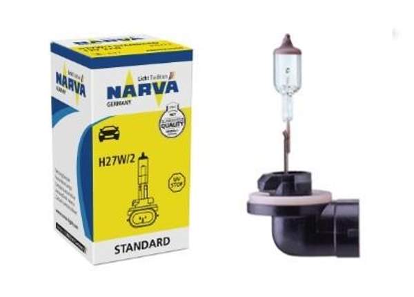 Автолампа NARVA STANDARD 12 V H27W/2 27W PGJ13(картон 1шт)
