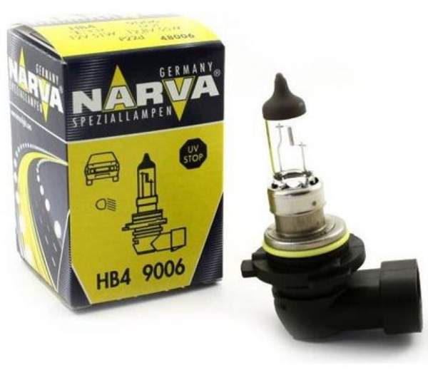 Автолампа NARVA STANDARD 12 V HB4 51W P22d( картон 1шт)